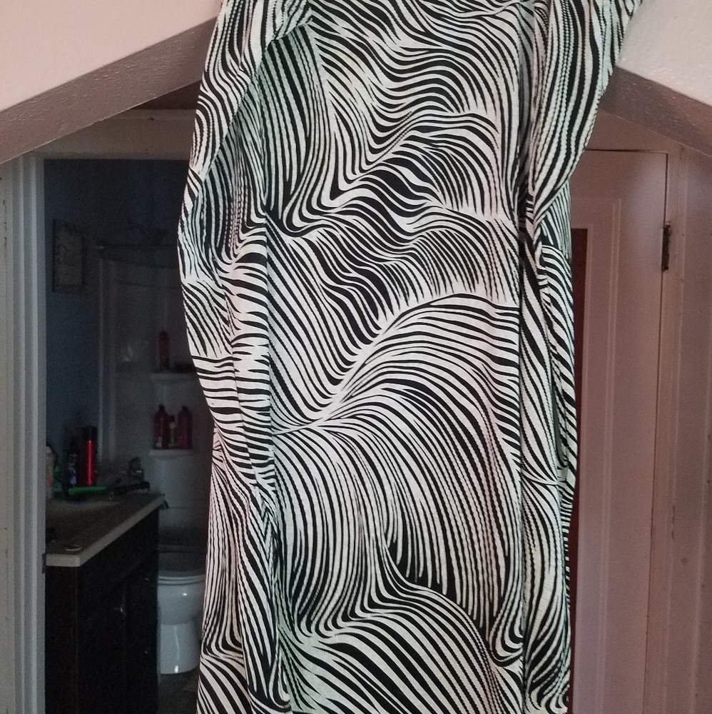 Green and Black Skirt